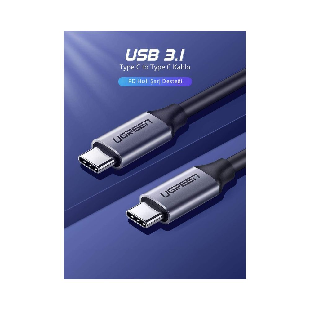 Ugreen USB 3.1 Type C Male To Type C Male Cable 1.5M 100W