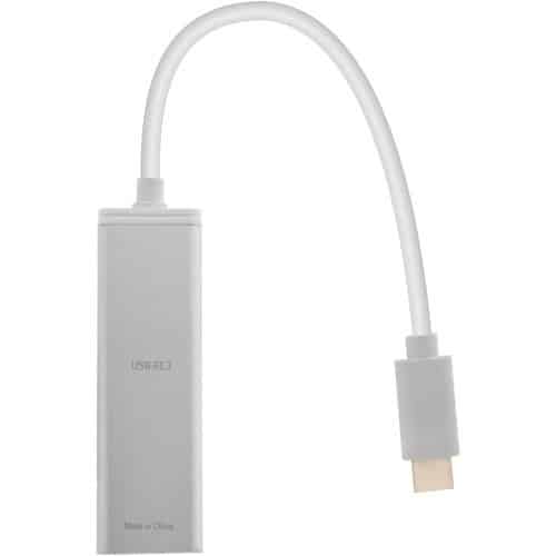 3-Port USB 3.0 Type-C Hub with Gigabit Ethernet Port