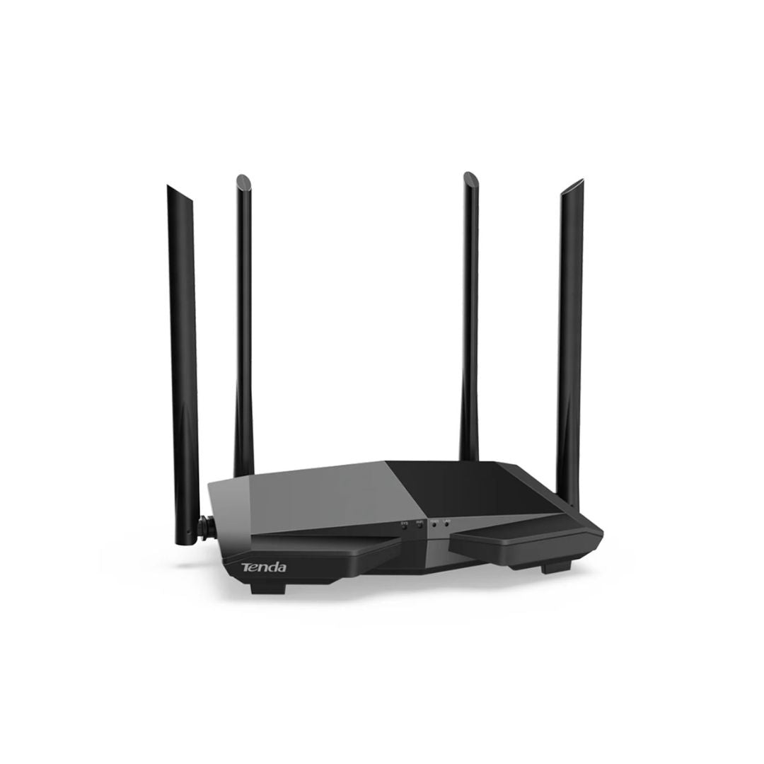Tenda AC6 AC1200 Dual-Band WiFi Router (4Ã External Antennas)