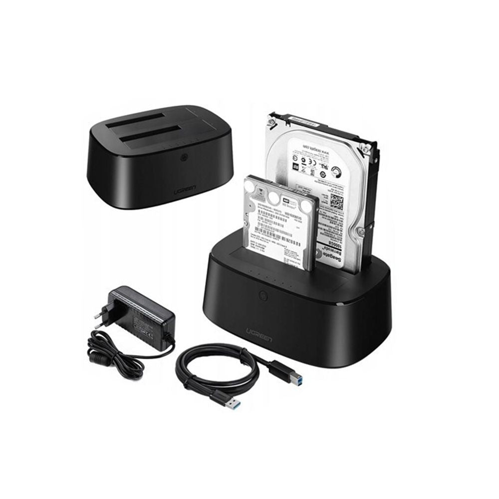UGREEN HDD Docking Station Duplicator USB 3.0 To SATA DUAL-BAY Cloner