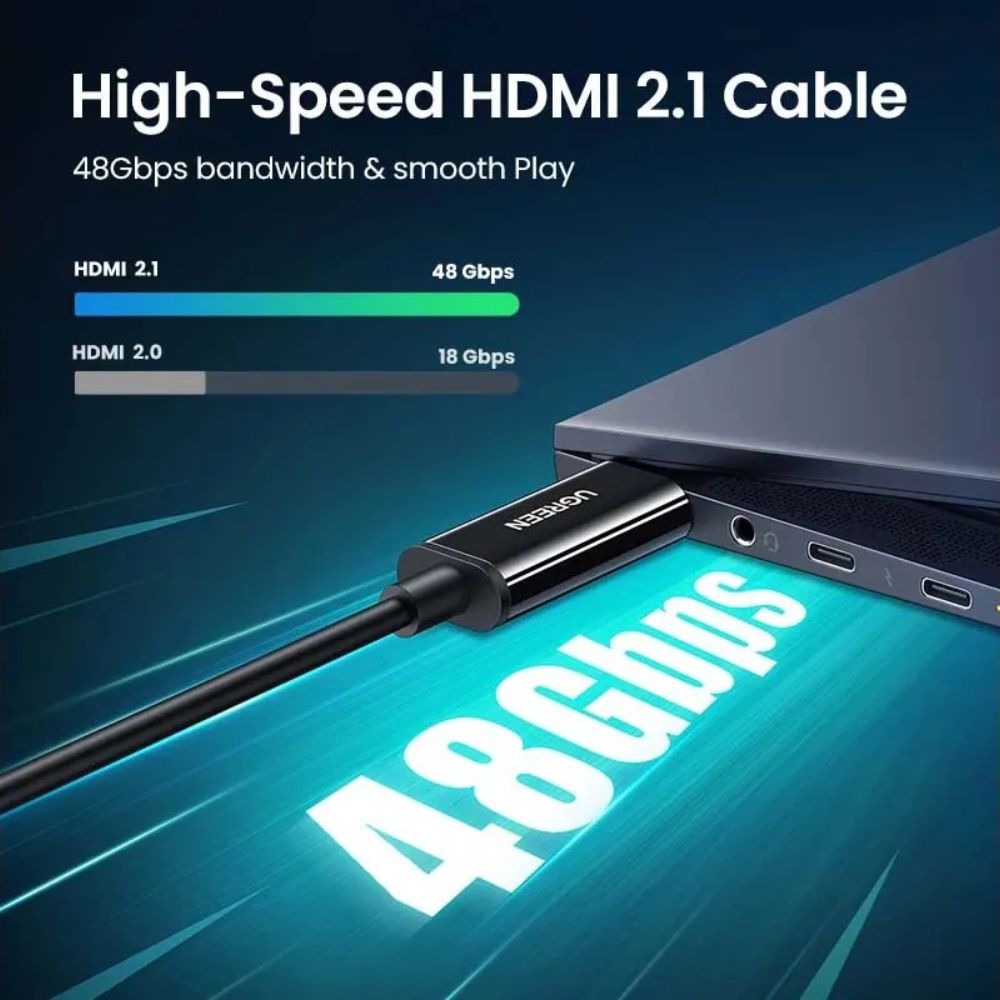 UGREEN 8K HDMI Fiber Optic Cable 2.1 Male to Male Premium Quality