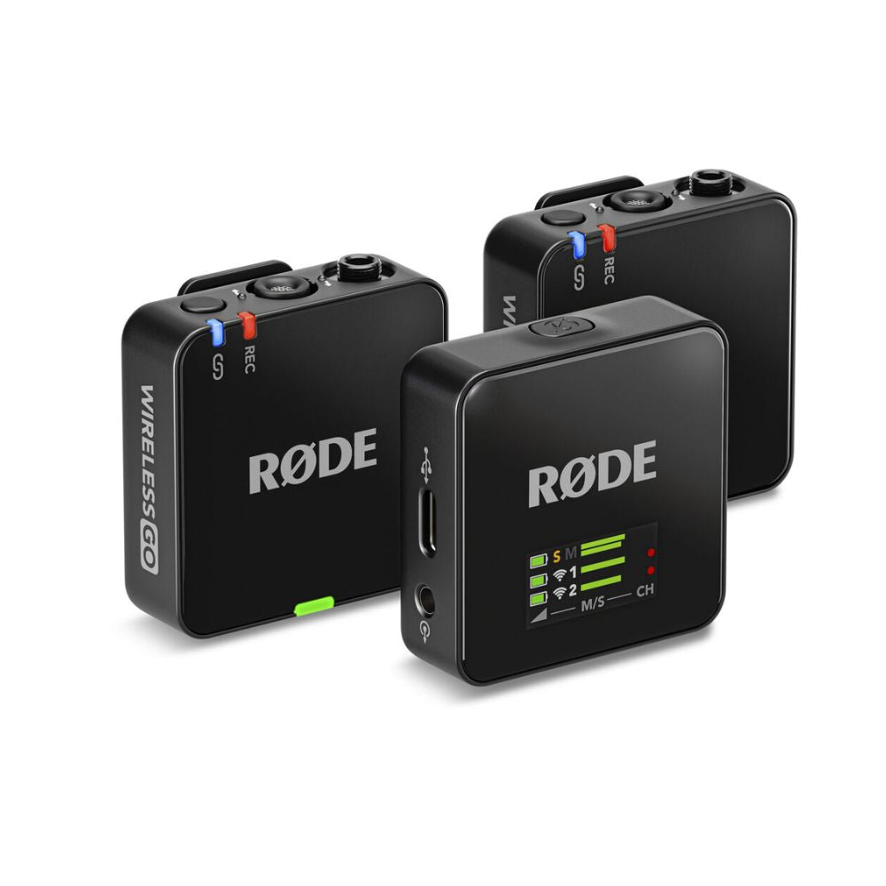 RODE Wireless GO Gen 3 2-Person Compact Digital Wireless Microphone System - Recorder (2.4 GHz)