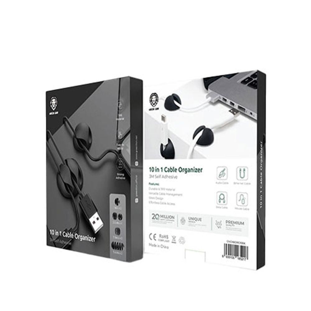 Green Lion 10-in-1 Cable Organizer