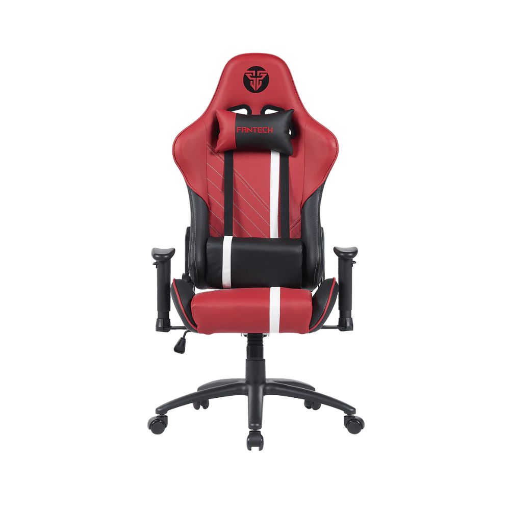 Fantech GC194 Ergonomic Gaming Chair with 2D Armrests, Extreme Stability Metal Base Blue