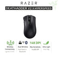 Razer Deathadder V2 X Hyperspeed-Wireless Mouse Rz01-04130100-R3G1