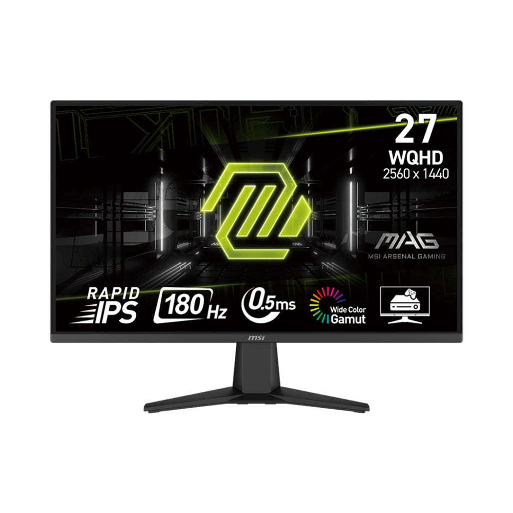 MSI MAG 275QF 27" Rapid IPS WQHD Gaming Monitor - 180Hz - 0.5ms Response - HDR Ready