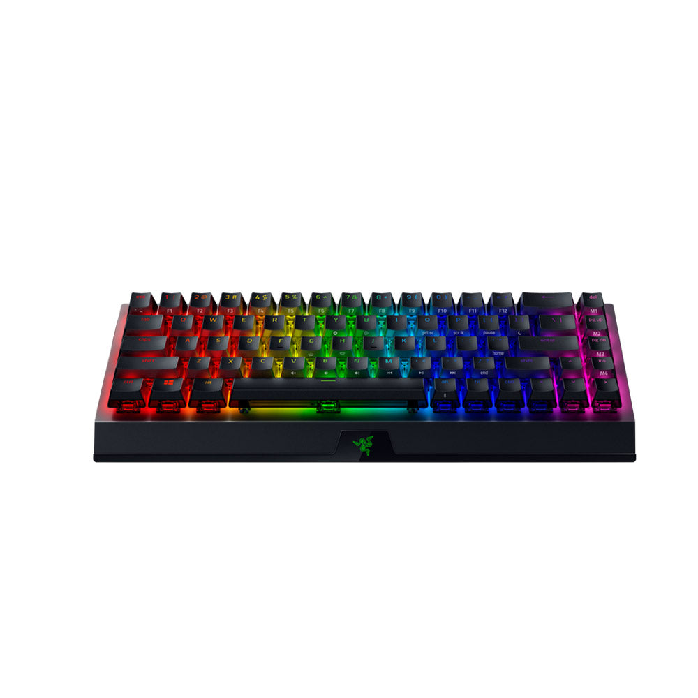 Razer-BlackWidow V3 Mini Hyperspeed Phantom Edition 65% Wireless Mechanical Yellow Linear Switch Gaming Keyboard - Black