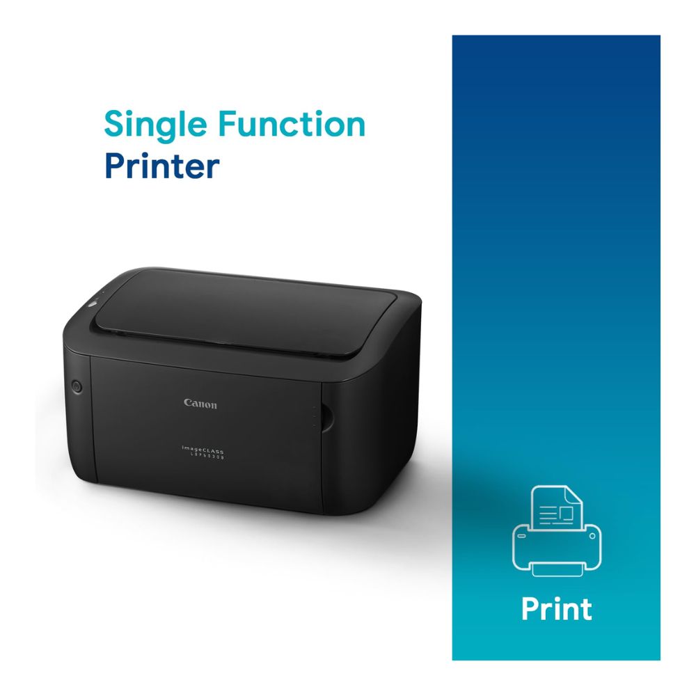 Canon i-SENSYS LBP6030B Monochrome Laser Printer - Compact and Energy-Efficient for Small Office and Home Use