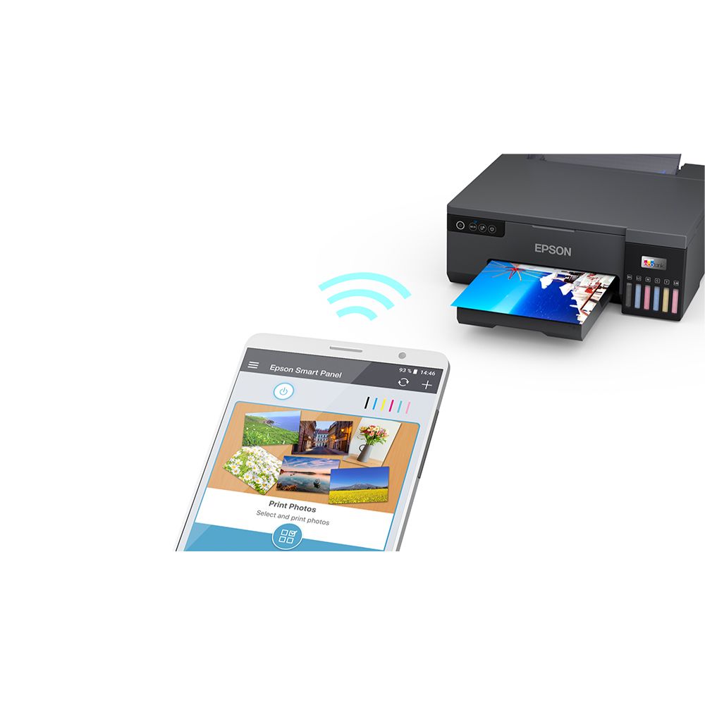 Epson Ecotank L8050 Photo Printer, Color Ink Tank, Wi-Fi Connectivity