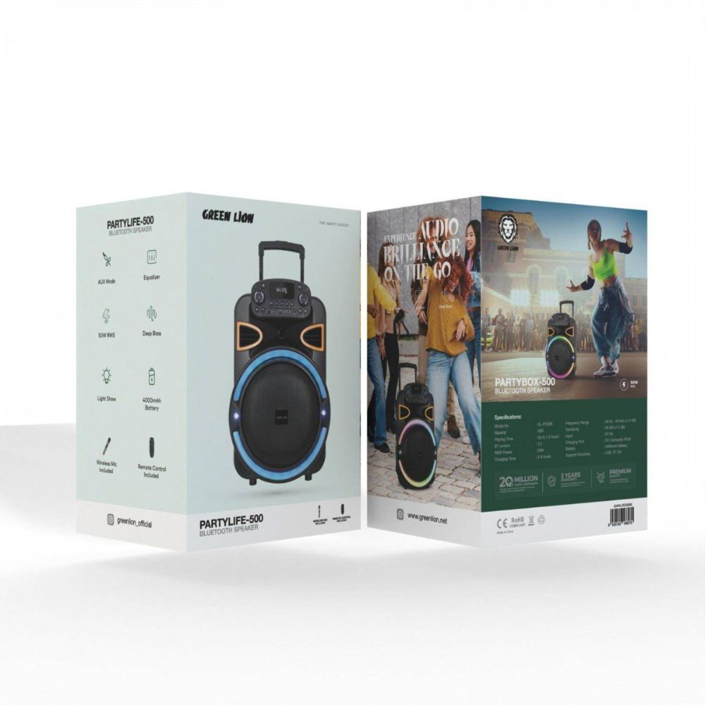 Green Lion PartyLife-500 Bluetooth Speaker