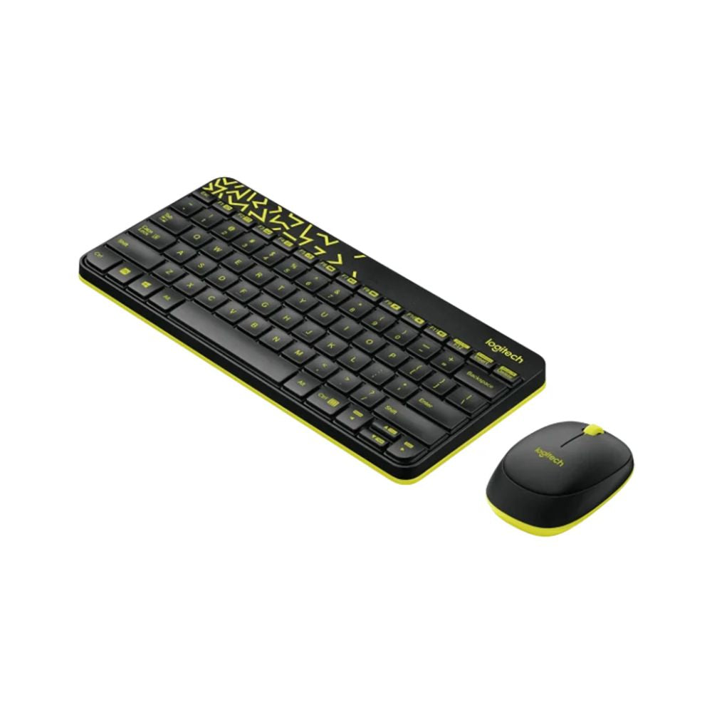Logitech MK240 Nano Wireless Keyboard and Mouse Combo - Compact - Colorful - and Efficient