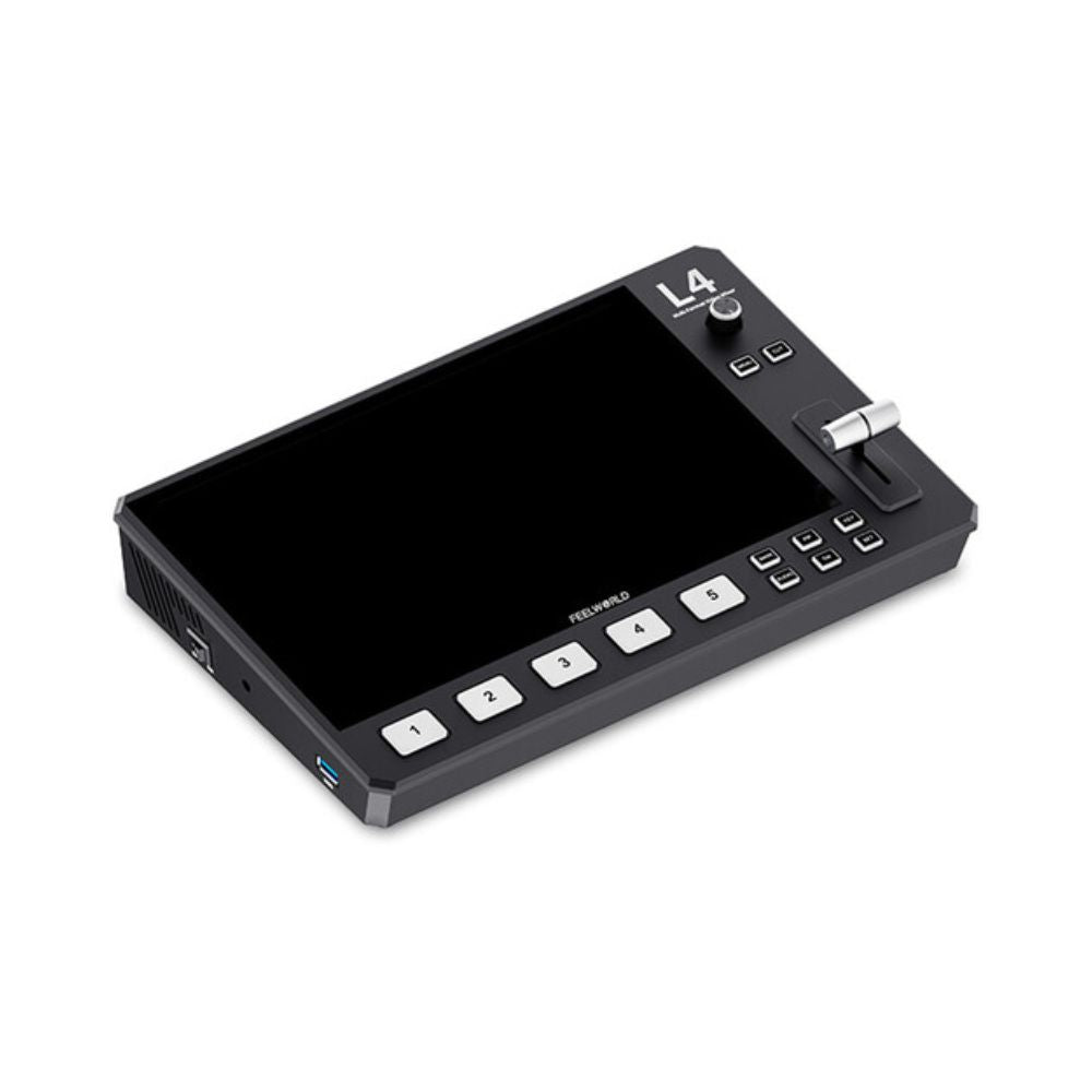 FeelWorld L4 HDMI Livestream Switcher with 10.1" LCD Monitor