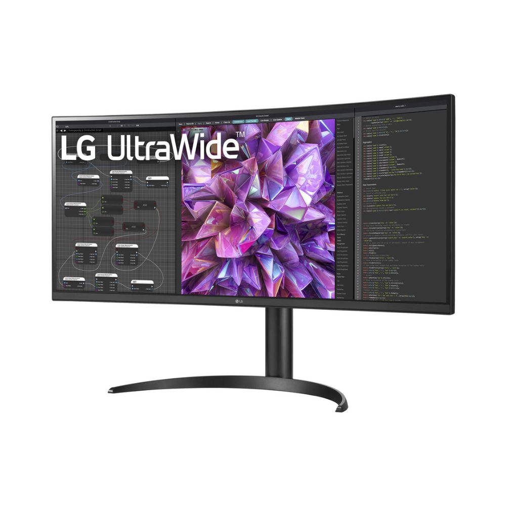 LG Curved Ultrawide Wqhd 34" (3440 X 1440), Srbg 99 (Typ), Ips Display, 3-Side Virtually Borderless, Hd