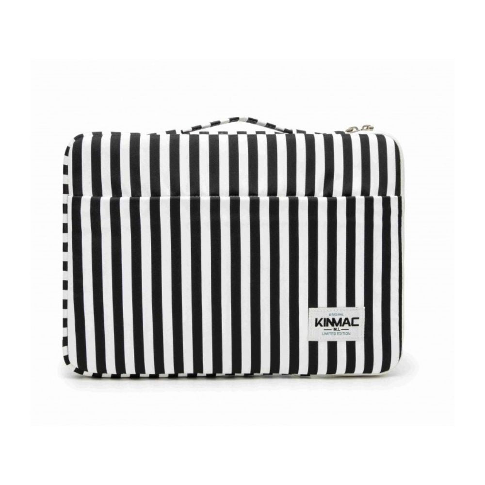 Kinmac Vertical Design Sleeve KMS406-444 Black Stripe, Full Protection & Water-resistant