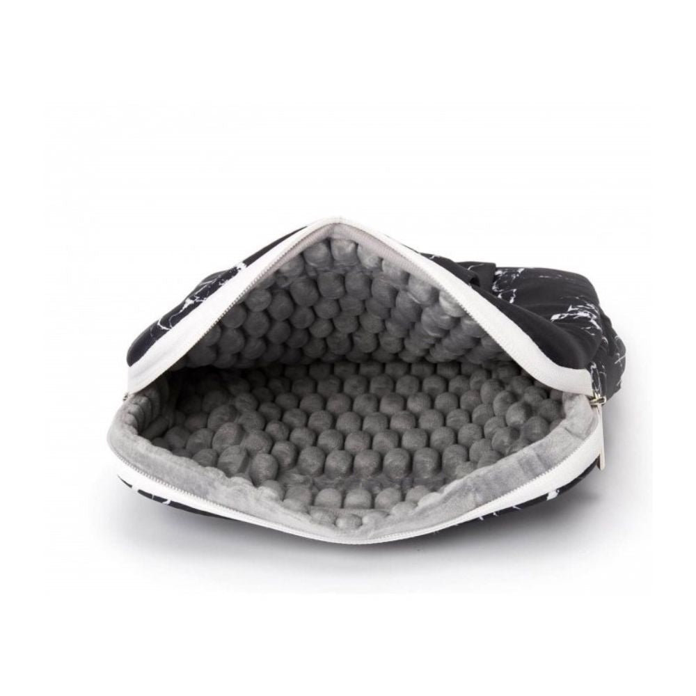 Kinmac Vertical Design Sleeve KMS401-442 Black Marble, Full Protection & Water-resistant