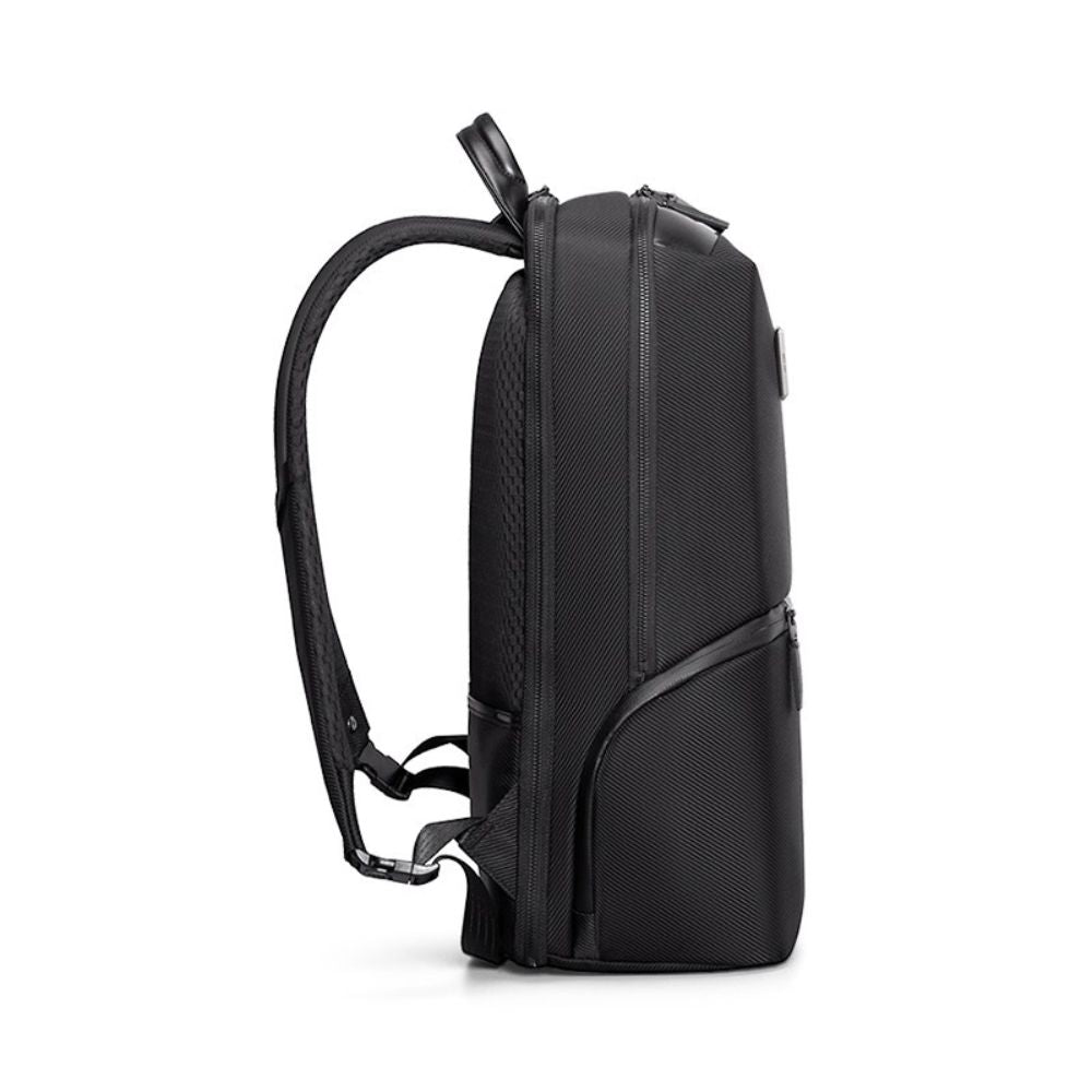 Kingsons Premium Leather Backpack KS3246W Black, Water-resistant, Light Weight