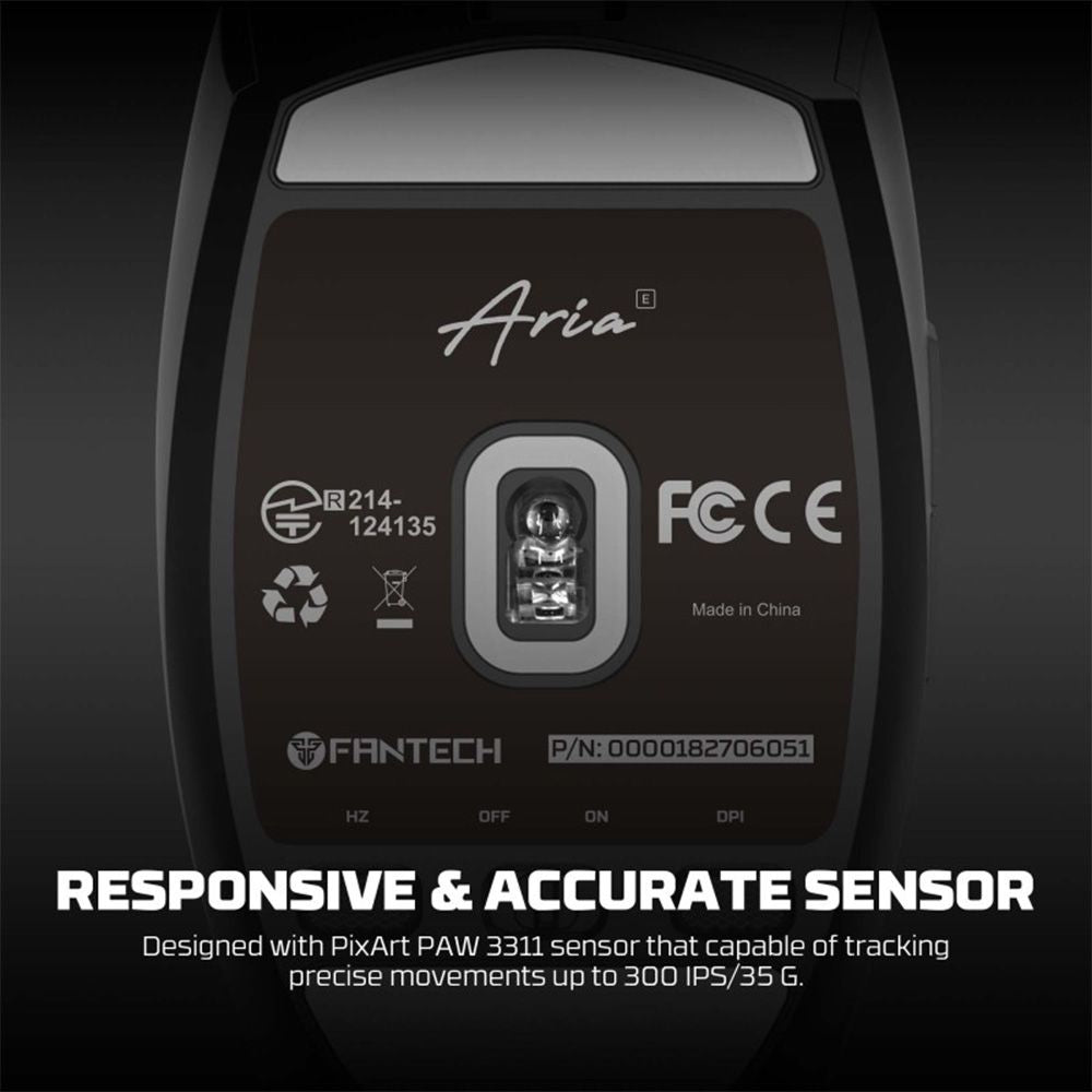 Fantech XD7E ARIA E Dual Mode Wired & Wireless Gaming Mouse