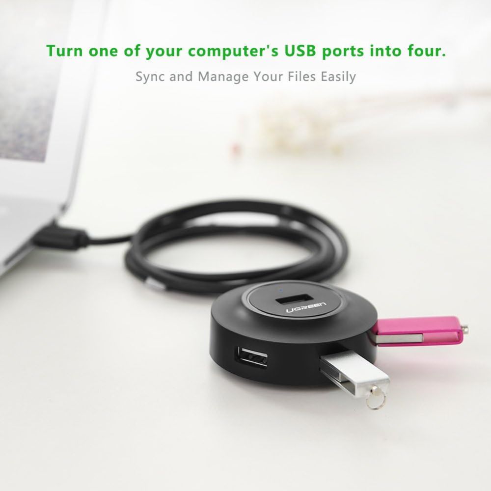 UGREEN USB Hub 4 Port Splitter 2.0