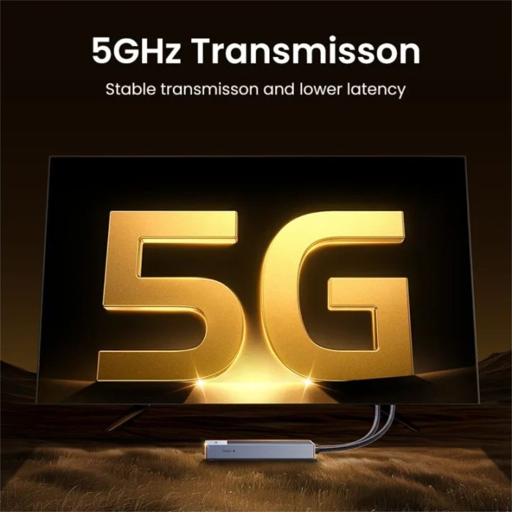 UGREEN HDMI 5G Wireless Extender, 30 Meters Range, HDMI Transmitter & Receiver 1080P@60Hz