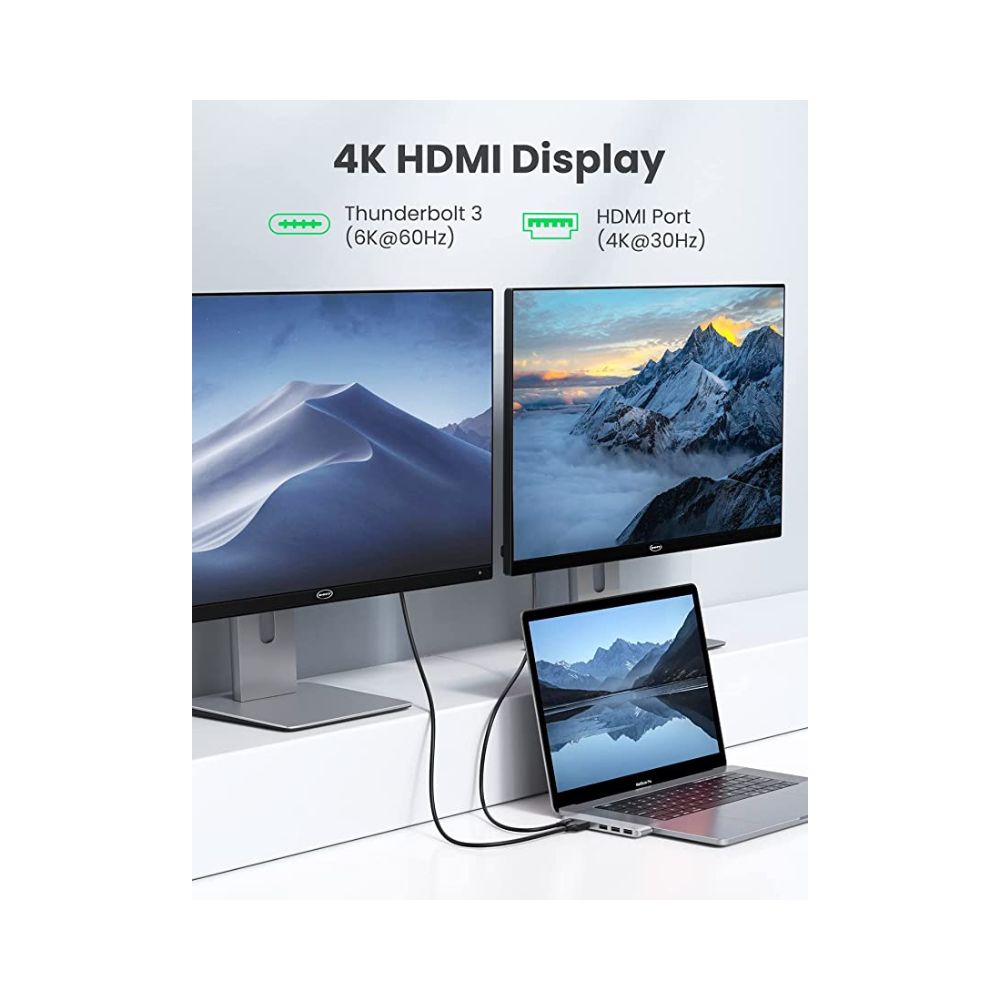 UGREEN 5-in-2 USB-C Hub 4K HDMI PD 100W