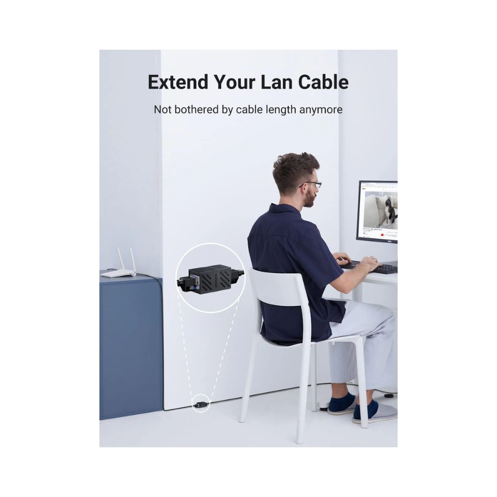UGREEN RJ45 Ethernet Extender Connector – Female to Female