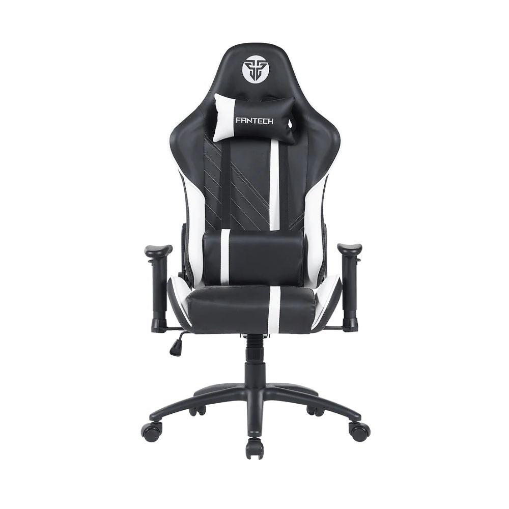 Fantech GC194 Ergonomic Gaming Chair with 2D Armrests, Extreme Stability Metal Base Blue