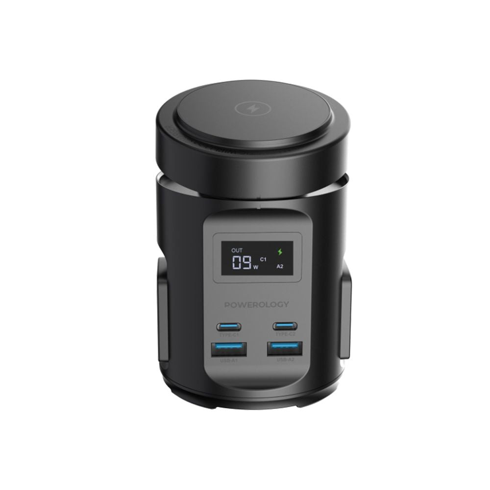 Powerology MagSafe Power Hub USB-C POWER DELIVERY AND USB-A QC 3.0