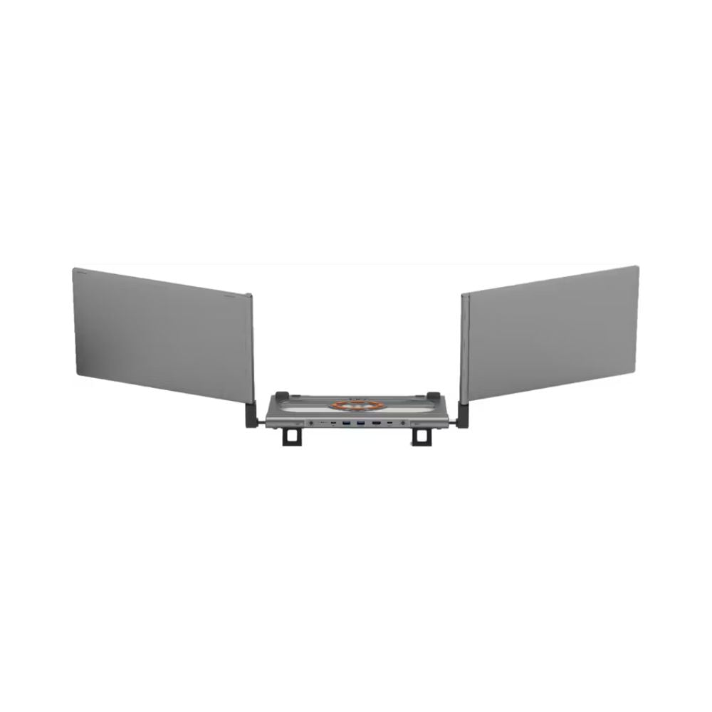 Powerology Dual Portable Monitor Docking 14" FHD
