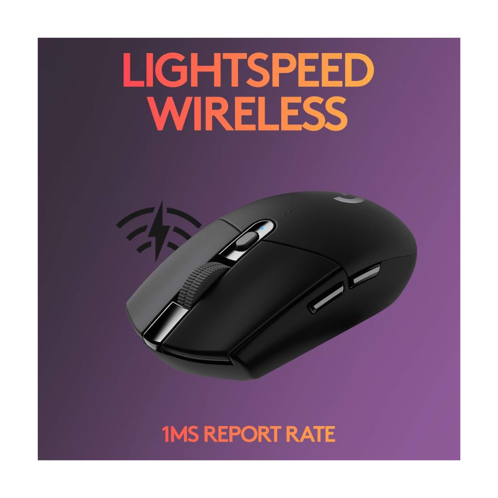 Logitech G304 LIGHTSPEED Black - Wireless Gaming Mouse