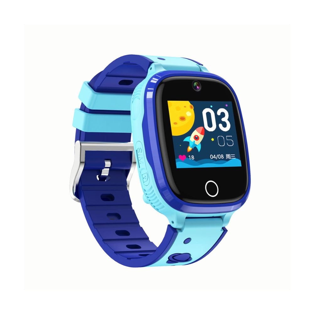 Porodo Blue 4G Kids GPS Smart Watch with Setracker 2 app