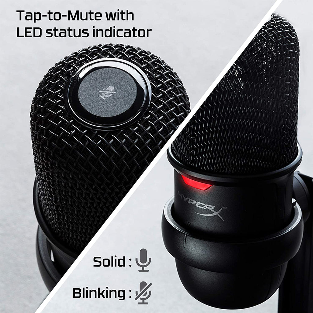 HyperX SoloCast – USB Condenser Gaming Microphone, for PC