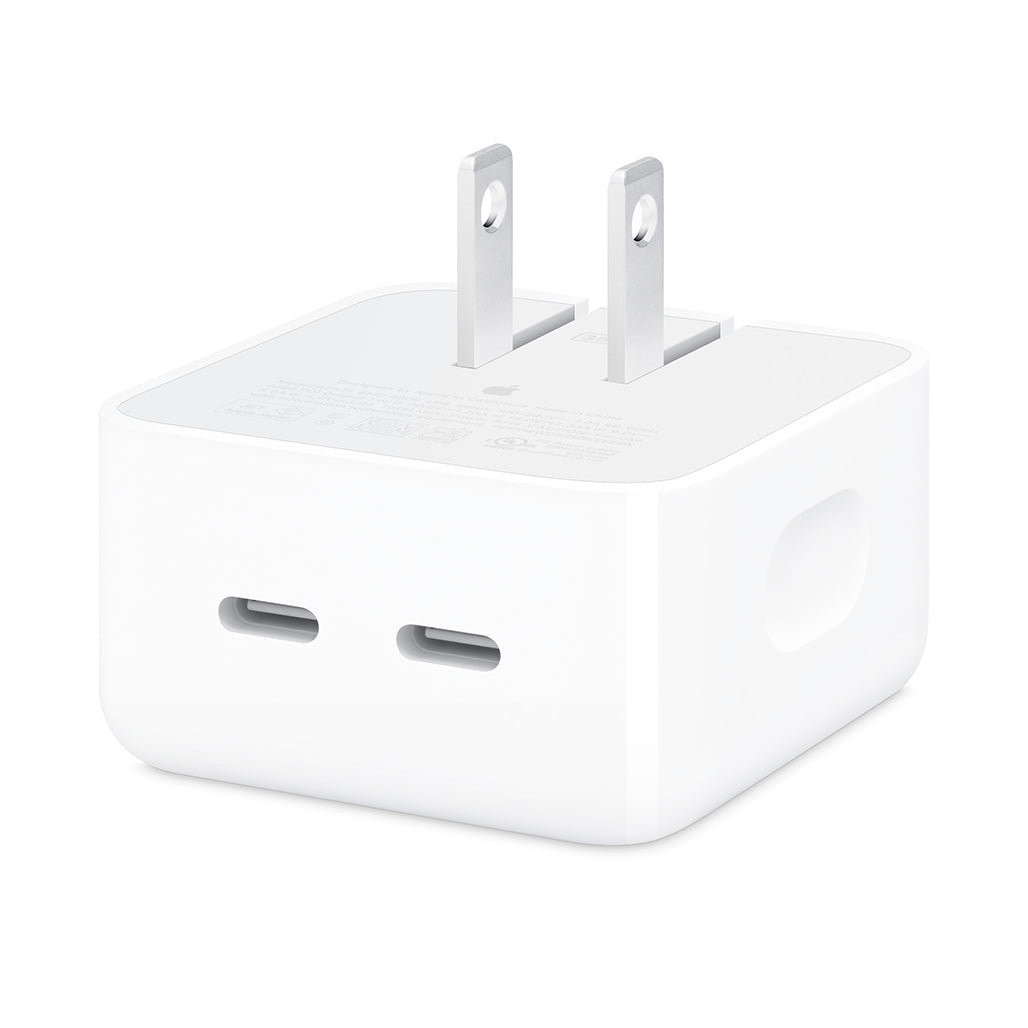 Apple 35W Dual USB-C Port Compact Power Adapter