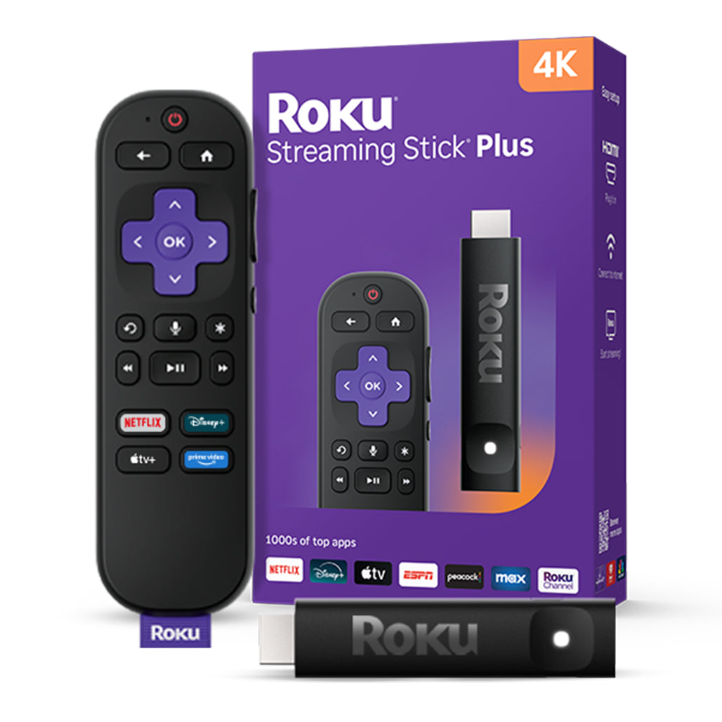 Roku Streaming Stick Plus - 4K HDR Streaming Device- 3830R