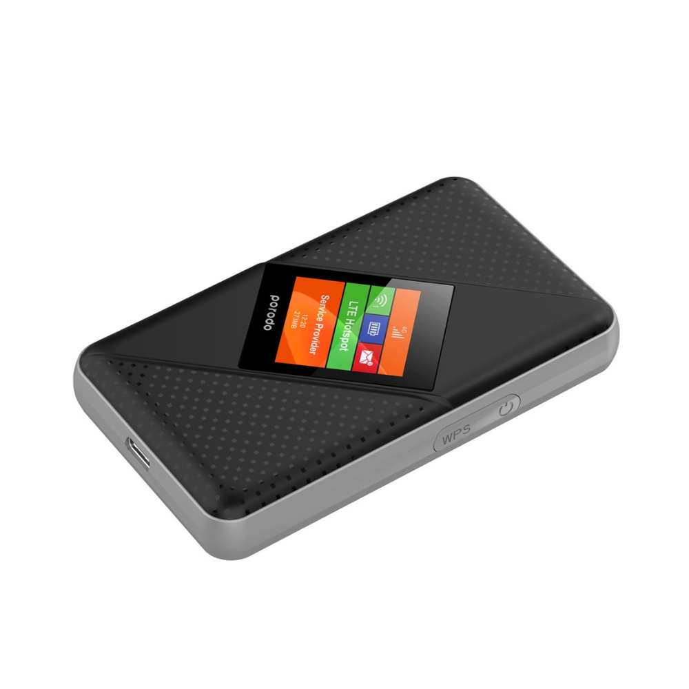 Porodo Portable Router MiFi 3G/4G CAT4 V2 - Black