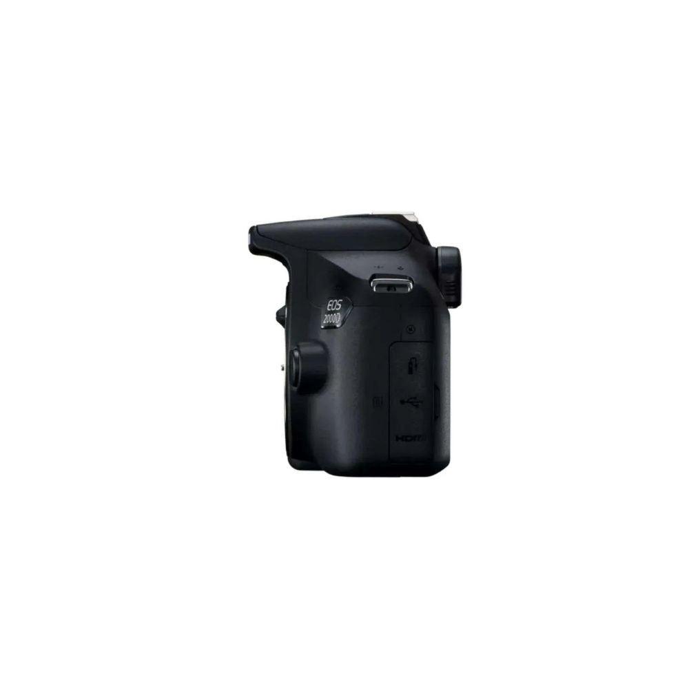 Canon EOS 2000D 24MP Digital SLR Camera (Black) + 18-55mm III Lens
