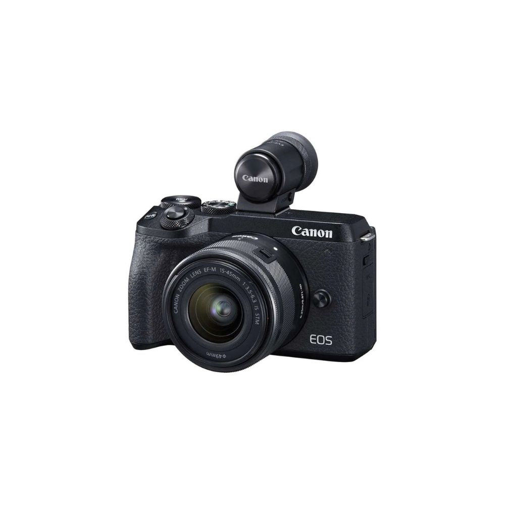 Canon EOS M50 Mirrorless Digital Camera (Black) + EF-M 15-45mm Lens 4K Video