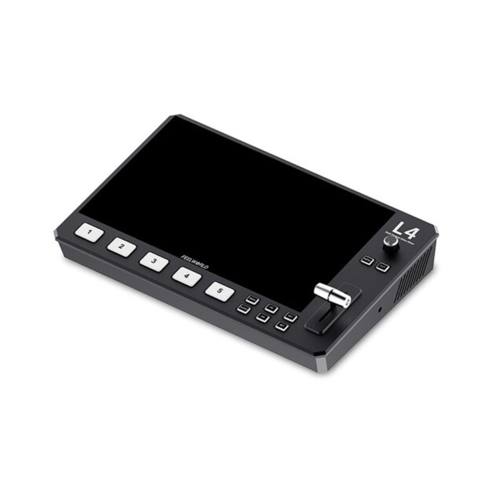 FeelWorld L4 HDMI Livestream Switcher with 10.1" LCD Monitor