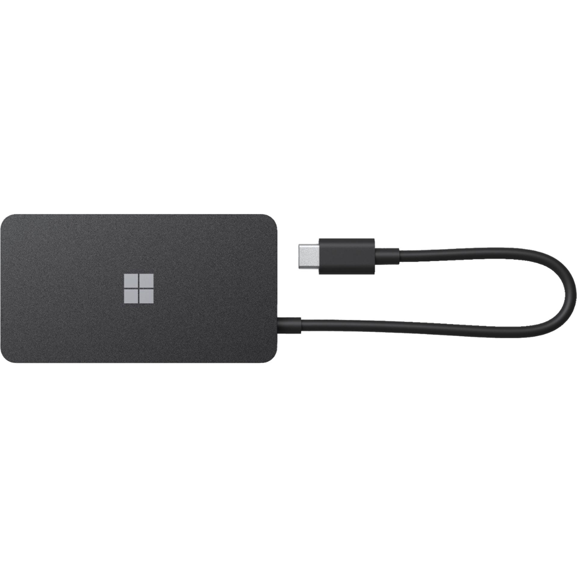 Microsoft - USB-C Travel Hub - Black