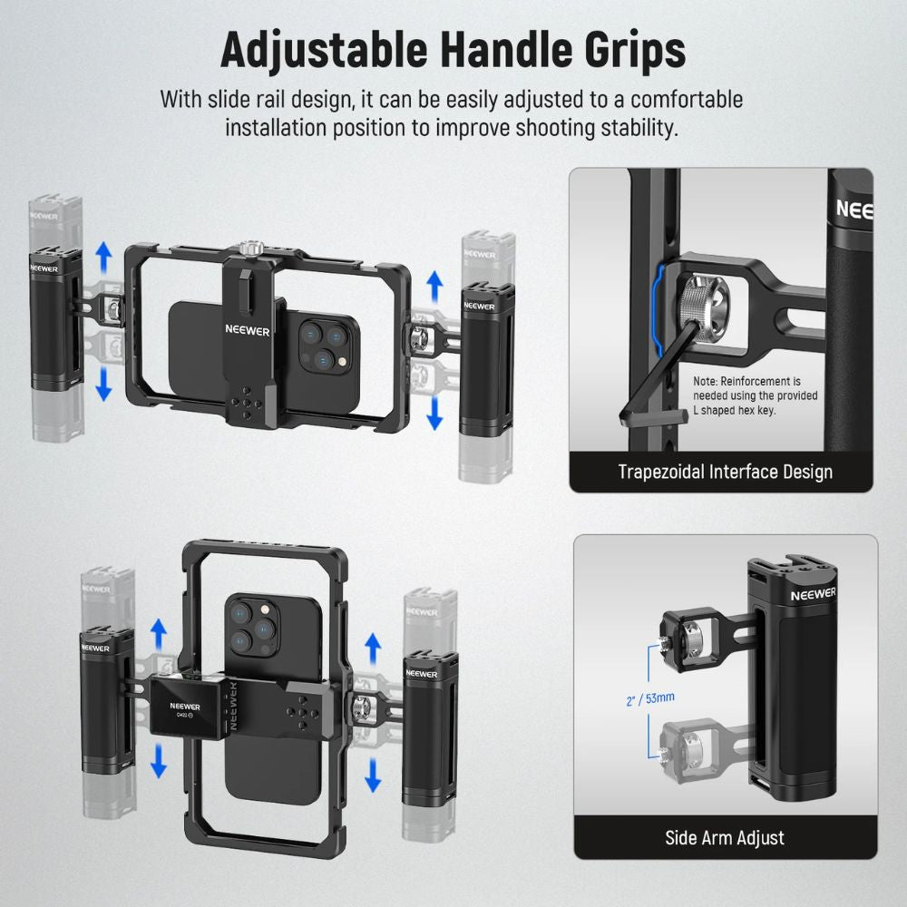 NEEWER Upgraded Phone Rig Vlogging Kit - PA009
