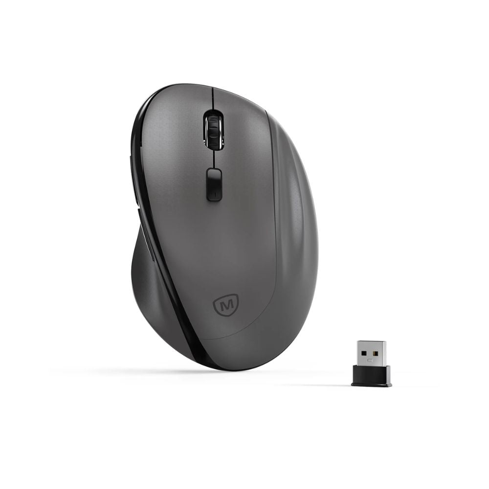 Micropack MP-V01W Silent, 1600Dpi, Ergonomic Wireless Mouse, Maximum Comfort Reduce palm fatigue when use for long time Purple