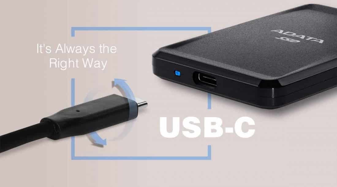 ADATA Entry SC685 Series: 1TB Black External SSD USB 3.2 Gen 2 Type-C