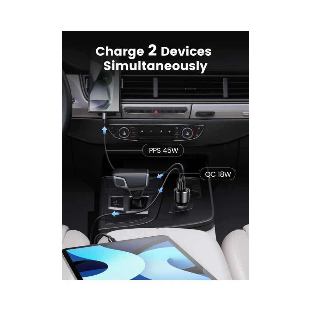 Ugreen 63W USB C Car Charger Adapter