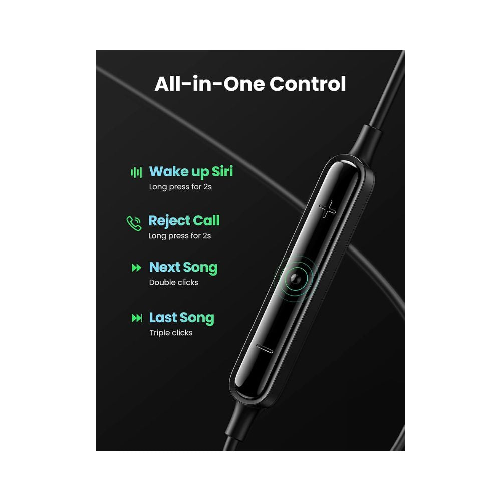 UGREEN Wired Headphones MFi Certified Lightning Earbuds