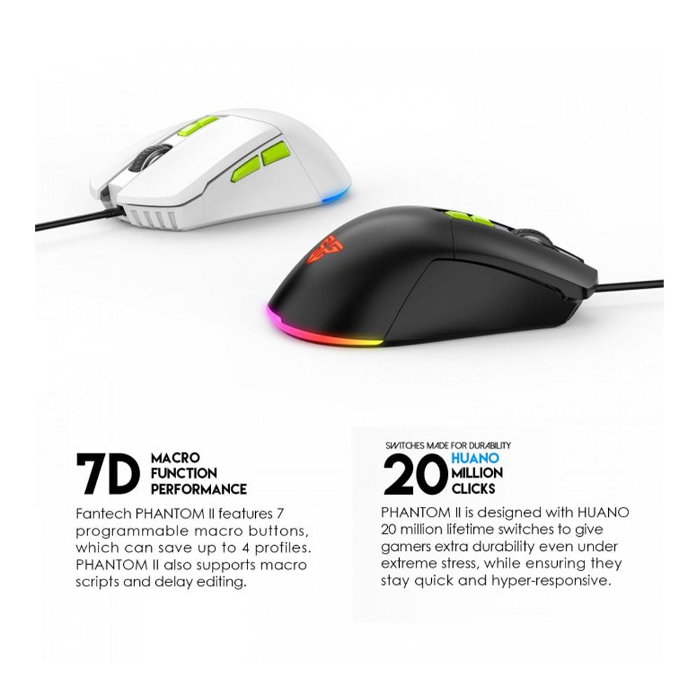 Fantech VX6 PHANTOM II Macro RGB Gaming Mouse