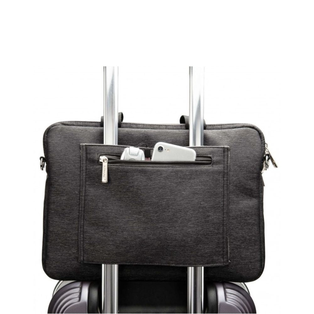 Kinmac Laptop Bag KMC416 Black, Business Design, Multiple Compartments, Full Protection & Water-resistant