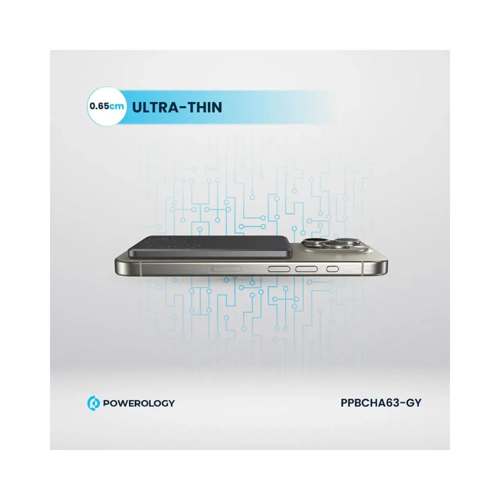 Powerology Ultra-Thin 5000mAh MagSafe Power Bank