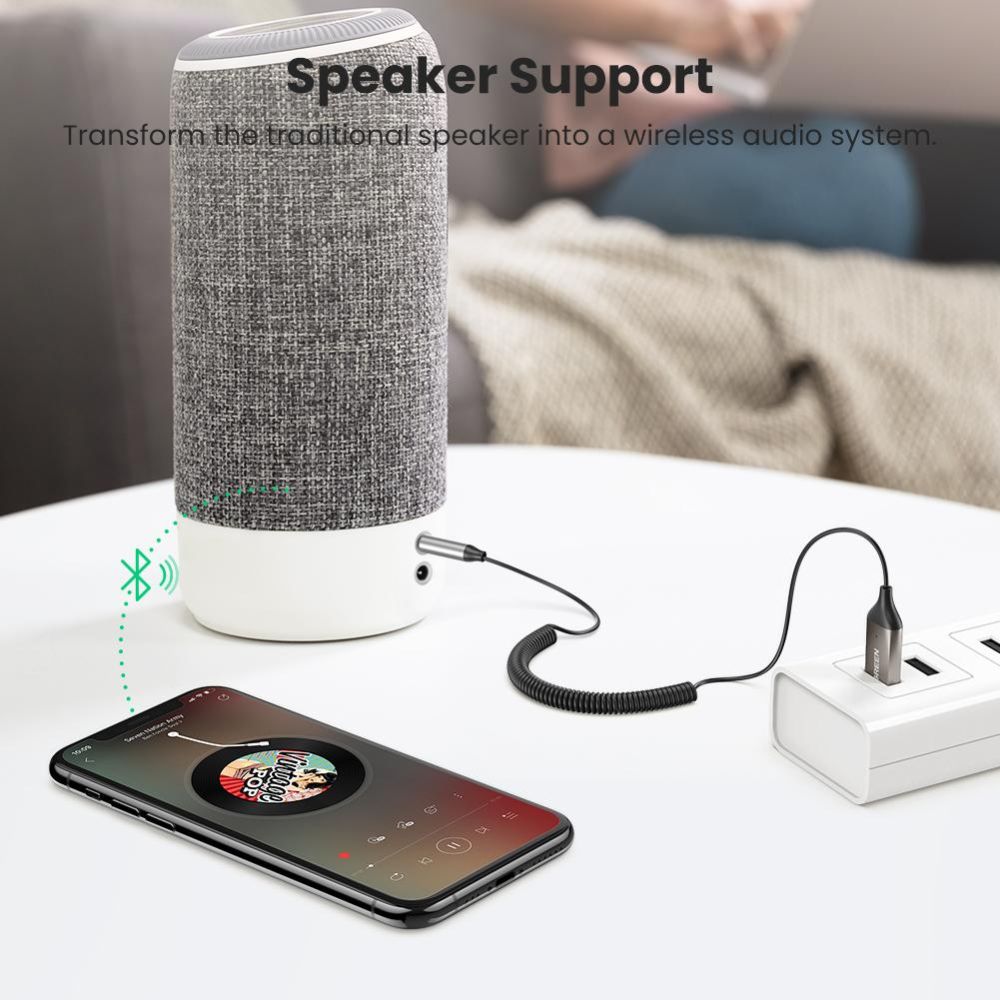 UGREEN Aux to Bluetooth 5.0 Adapter