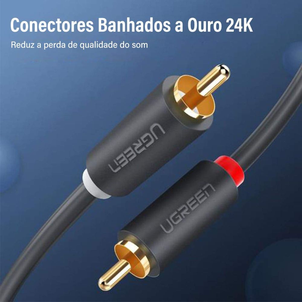 Ugreen 10517 2RCA Male to Male Stereo Cable