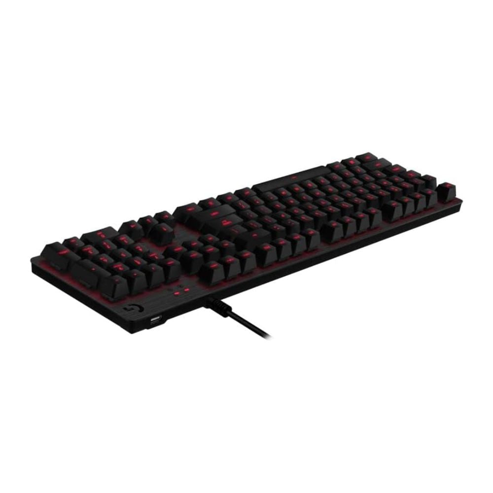 Logitech G413 Backlit Mechanical Gaming Keyboard with USB Passthrough – Carbon