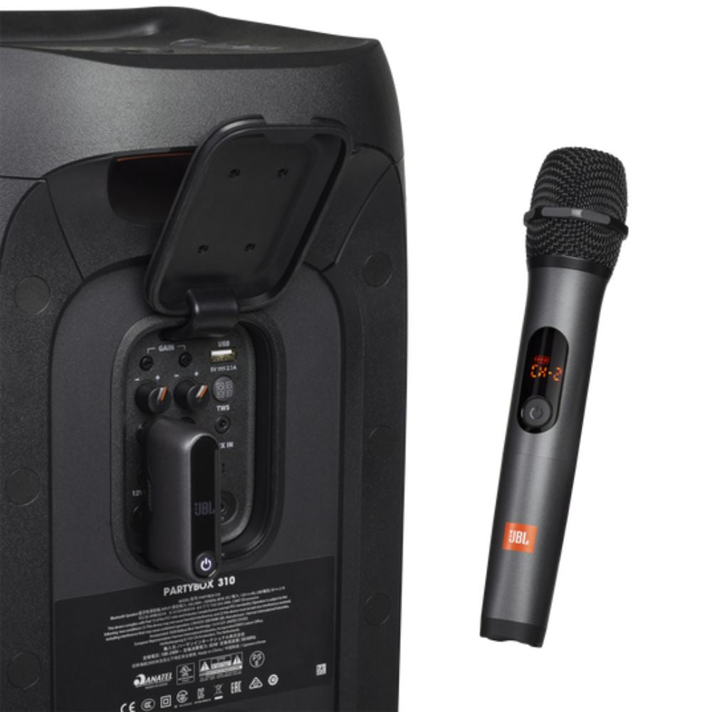 JBL Wireless Microphone Set - Dual-Channel Receiver and Original JBL Pro Sound